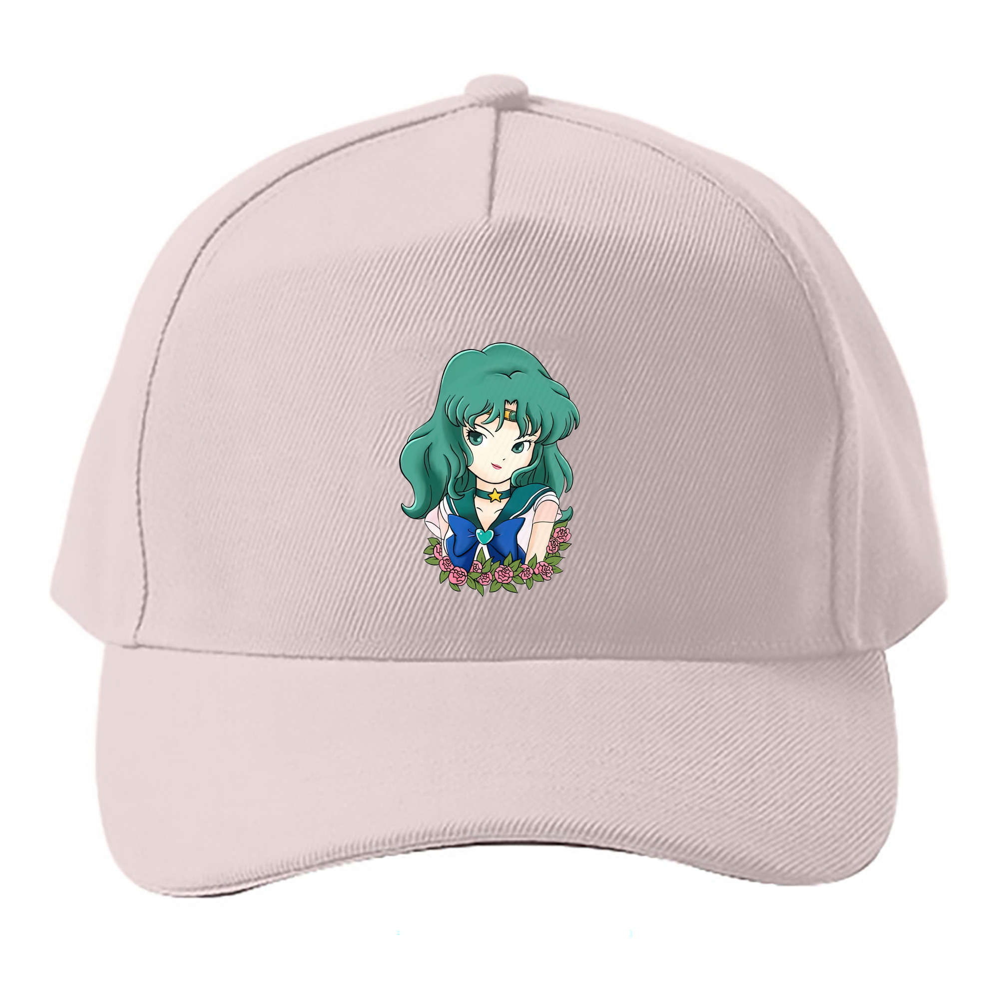 （画像用） 美少女戦士セーラームーン 海王 みちる（かいおう みちる） Sailor Moon Kaiou Michiru ベースボールキャップ 綿100％ 男女兼用 帽子 スポーツ